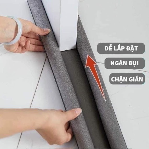 Thanh Chắn Cửa, Ron Chặn Khe Cửa, Chắn Gió Điều Hoà, Chặn Cửa Chống Va Đập, Ngăn Côn Trùng Dài 95cm