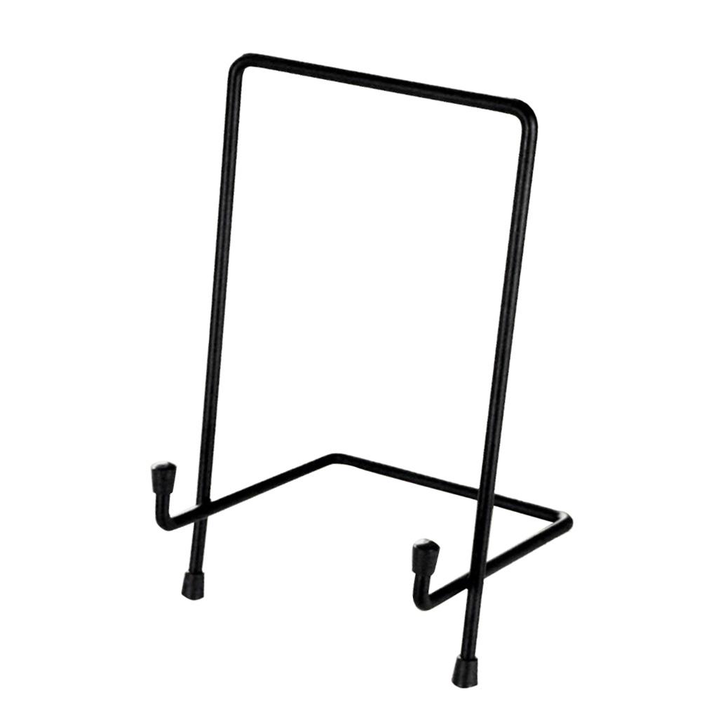 Metal Iron Easel Bowl Plate Art Photo Picture Frame Holder Book Display Rack