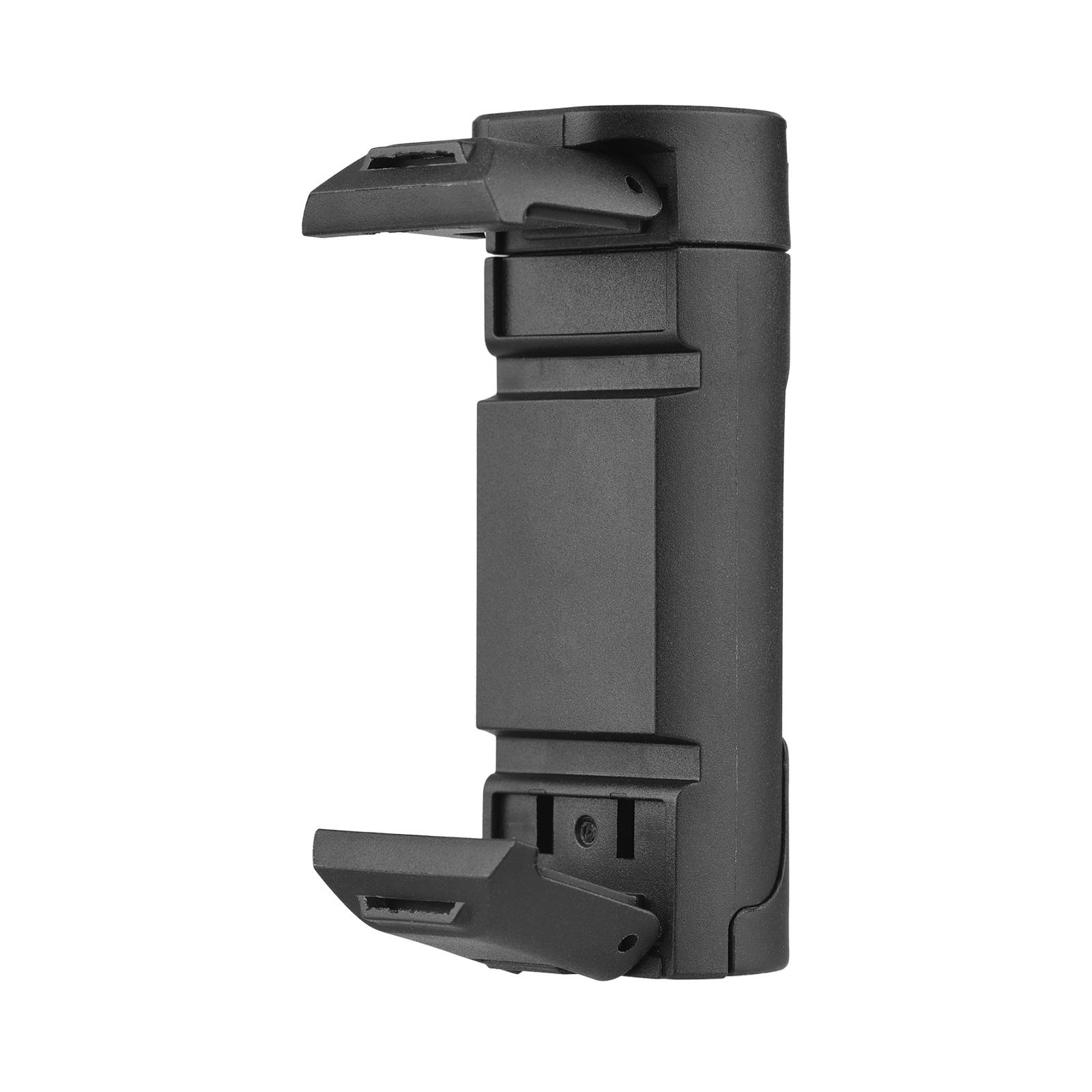 Universal Phone Holder Foldable Adjustable Rotatable Phone Clip Tripod Mount with 1/4Inch Screw Hole Cold Shoe Mount