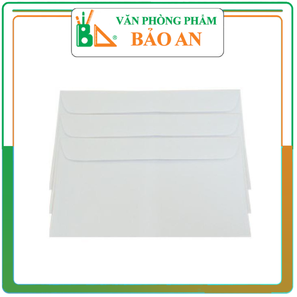 Phong Bì Trắng A4 ĐL120,A5 ĐL 100, A6 ĐL 100 Xuất Xứ Việt Nam Quy Cách Tập 100 Chiếc