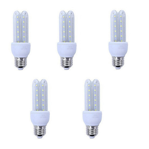 Bộ 5 bóng đèn led chữ U 9w sáng bền đẹp