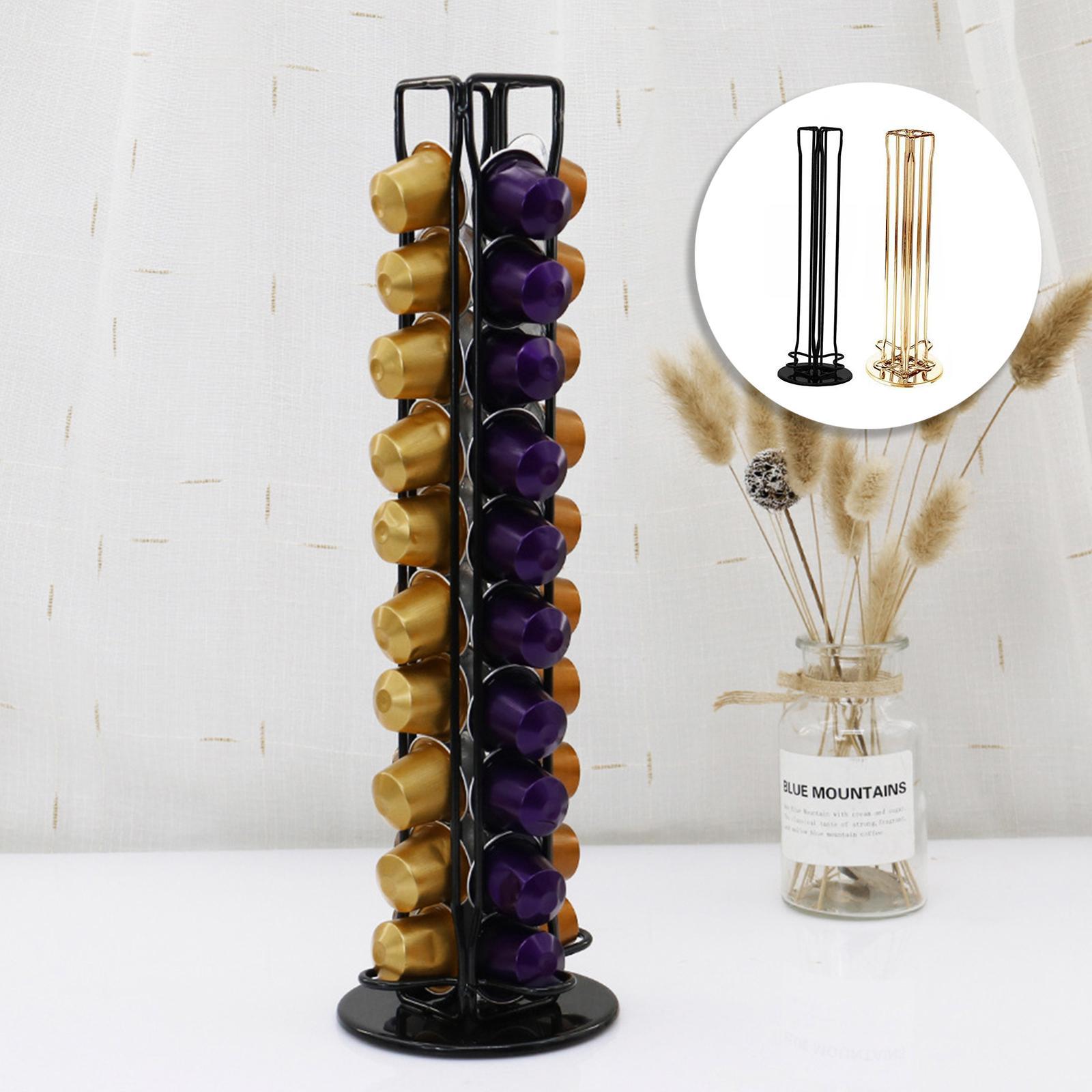 2x Iron Wire Coffee Pod Holder Rack for  Coffee Bar 40