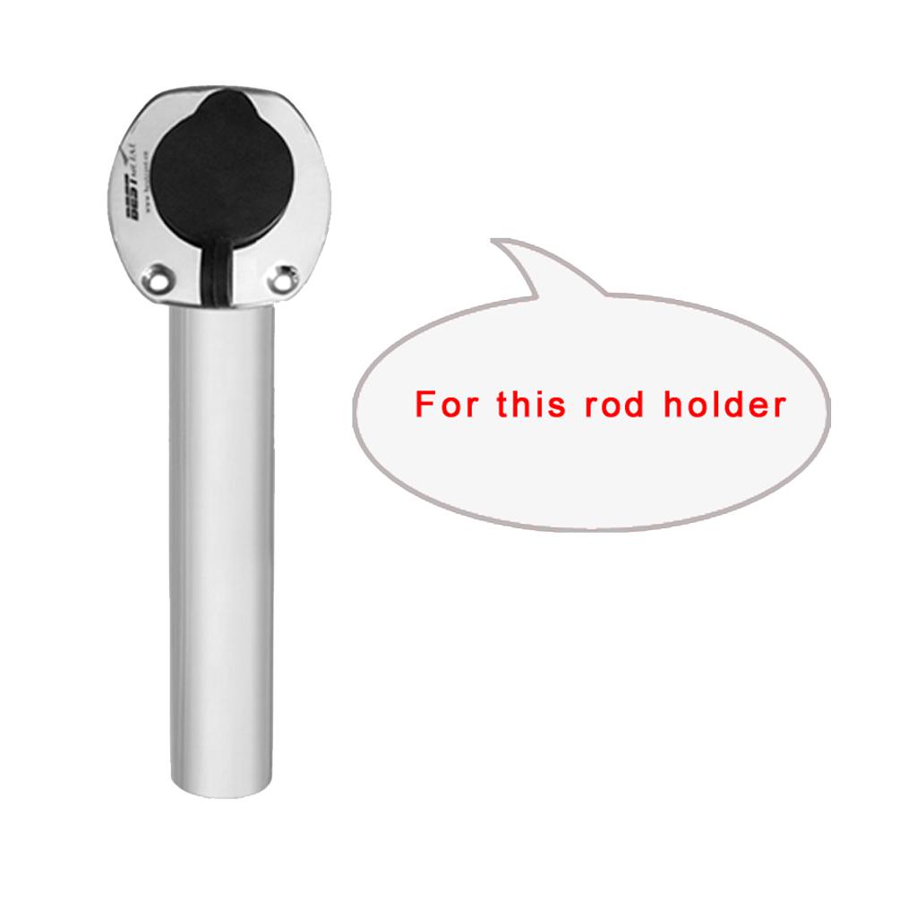 Aternee Cần Câu Cá Giá Đỡ Cao Su Bên Trong Tay Ống Lót Có Nắp Bao Da 30 Độ