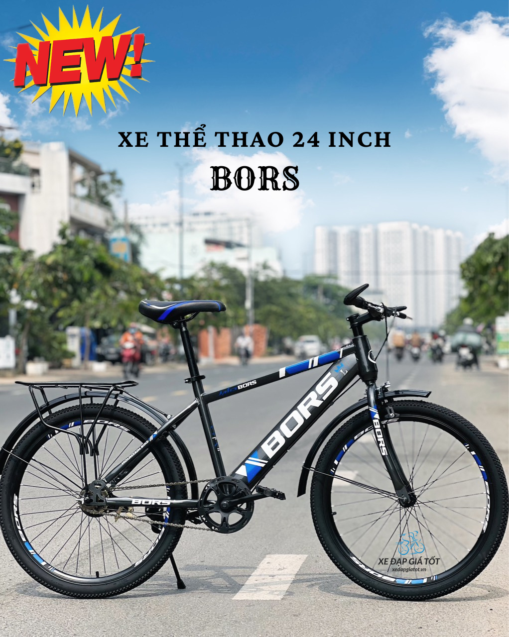 XE ĐẠP THỂ THAO 24 INCH BORS