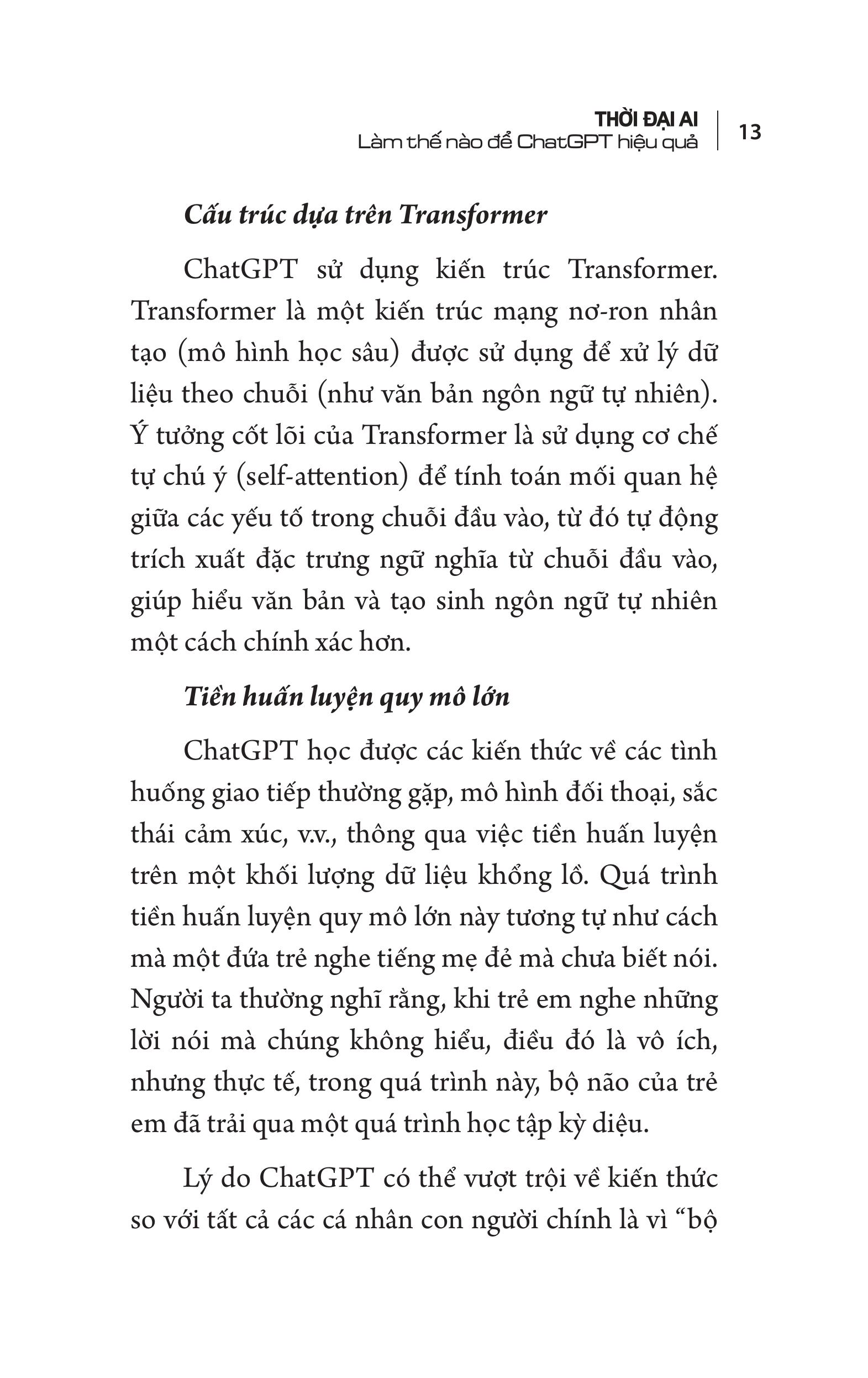 Sách - Thời Đại AI Làm Thế Nào Để Chat GPT Hiệu Quả