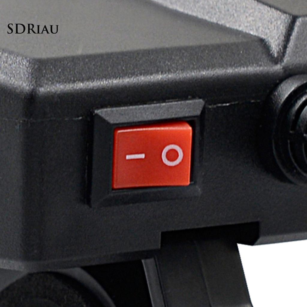 PEMG Dust-proof Motorcycle USB Charger Power Adapter Socket with Voltmeter Waterproof for ATV