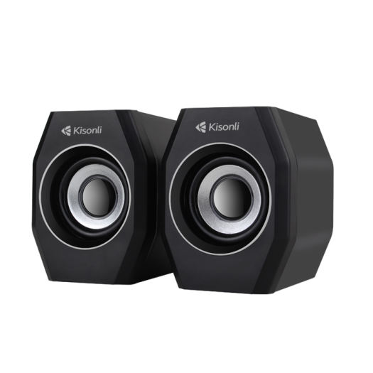 Loa vi tính 2.0 Kisonli A-101S thiết kế nhỏ gọn âm thanh hay - Hàng chính hãng