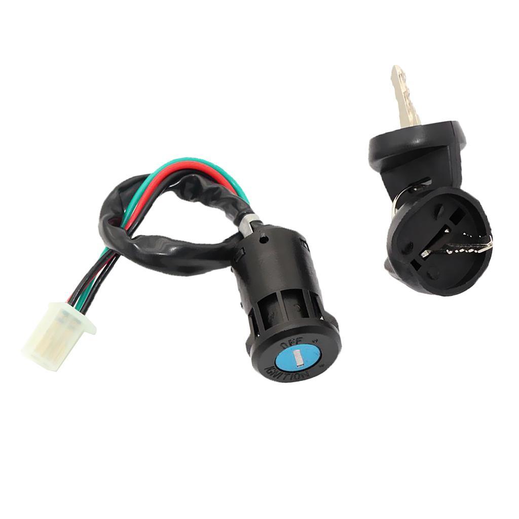 Ignition Key Barrel Female Plug for 50-250cc Dirt  ATV Quad Bike