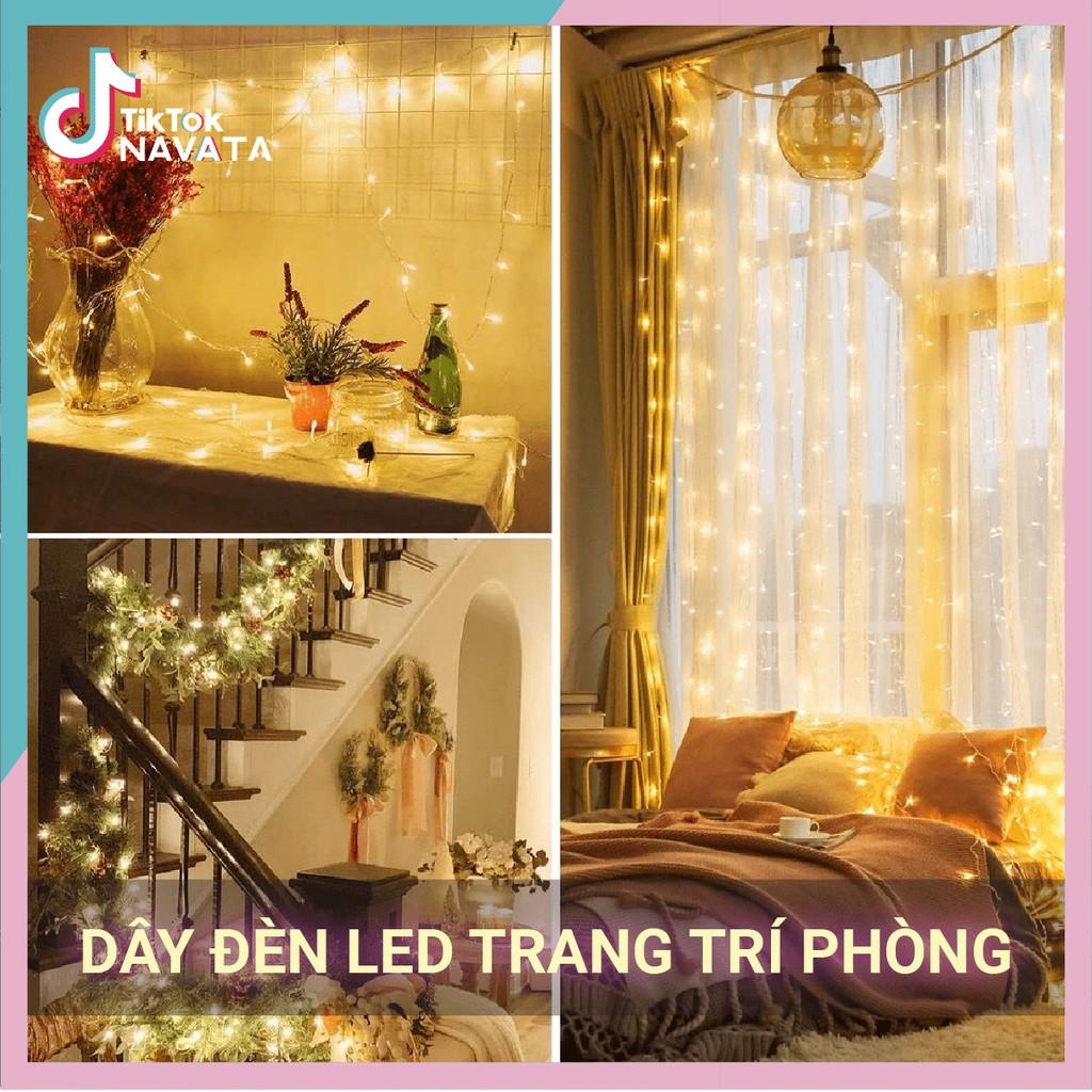 Dây đèn Led đèn trang trí 5m 10m không chớp nháy decor phòng Tiktok Room