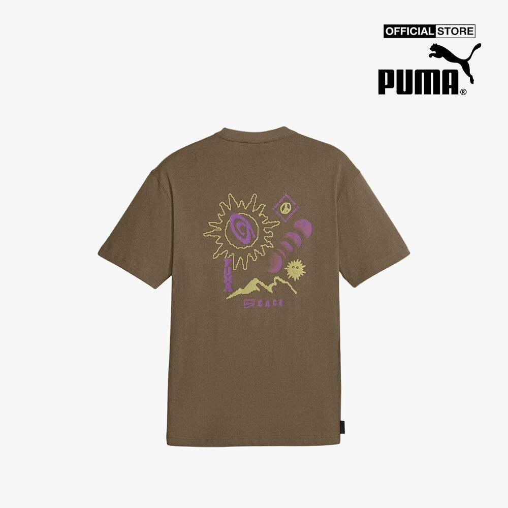 PUMA - Áo thun nam cổ tròn tay ngắn DOWNTOWN 621269