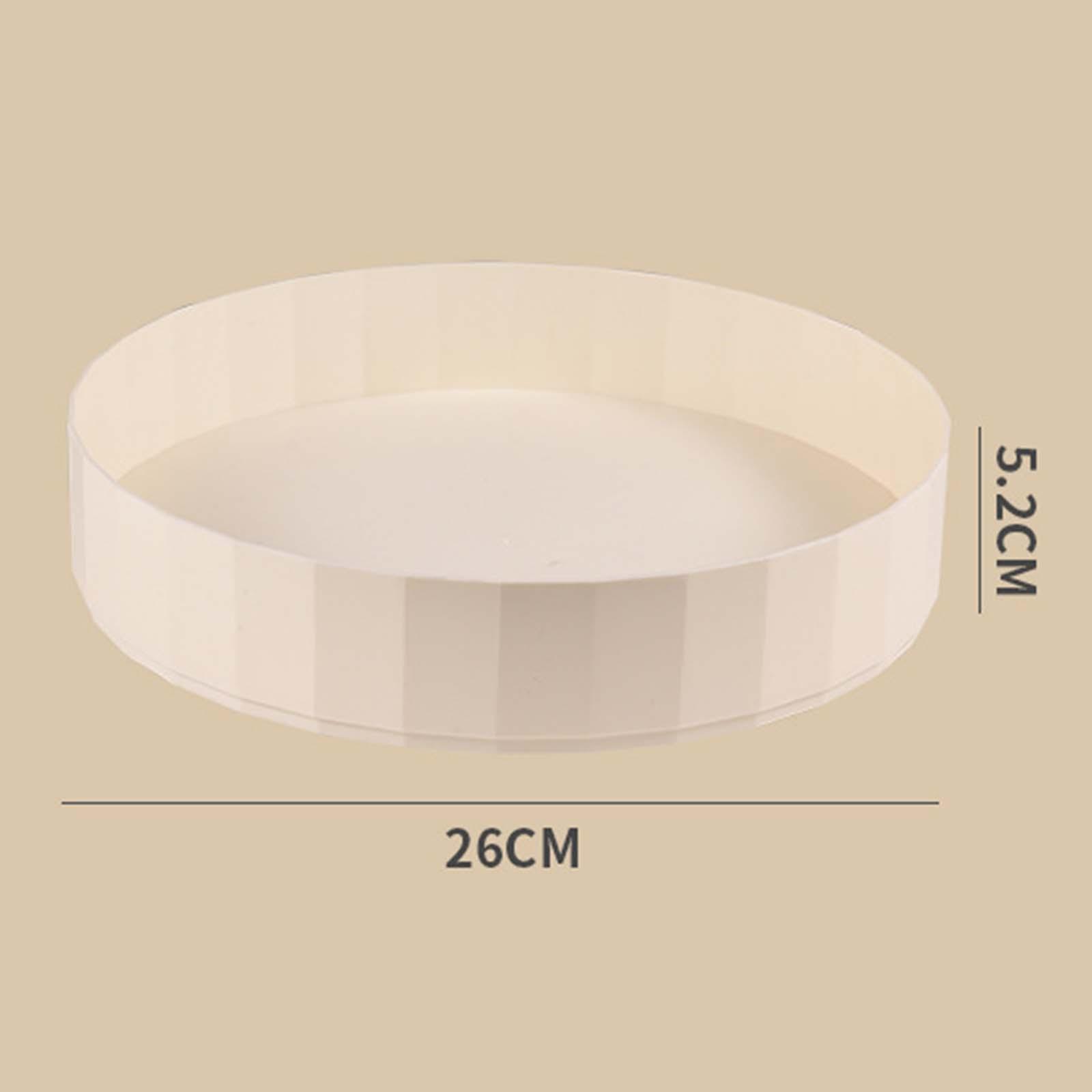 Lazy Susans Turntable Cabinet and Pantry Storage Desktop Storage Tray Baking Storage Turntable Condiments Storage Rack for Vanity Save Space