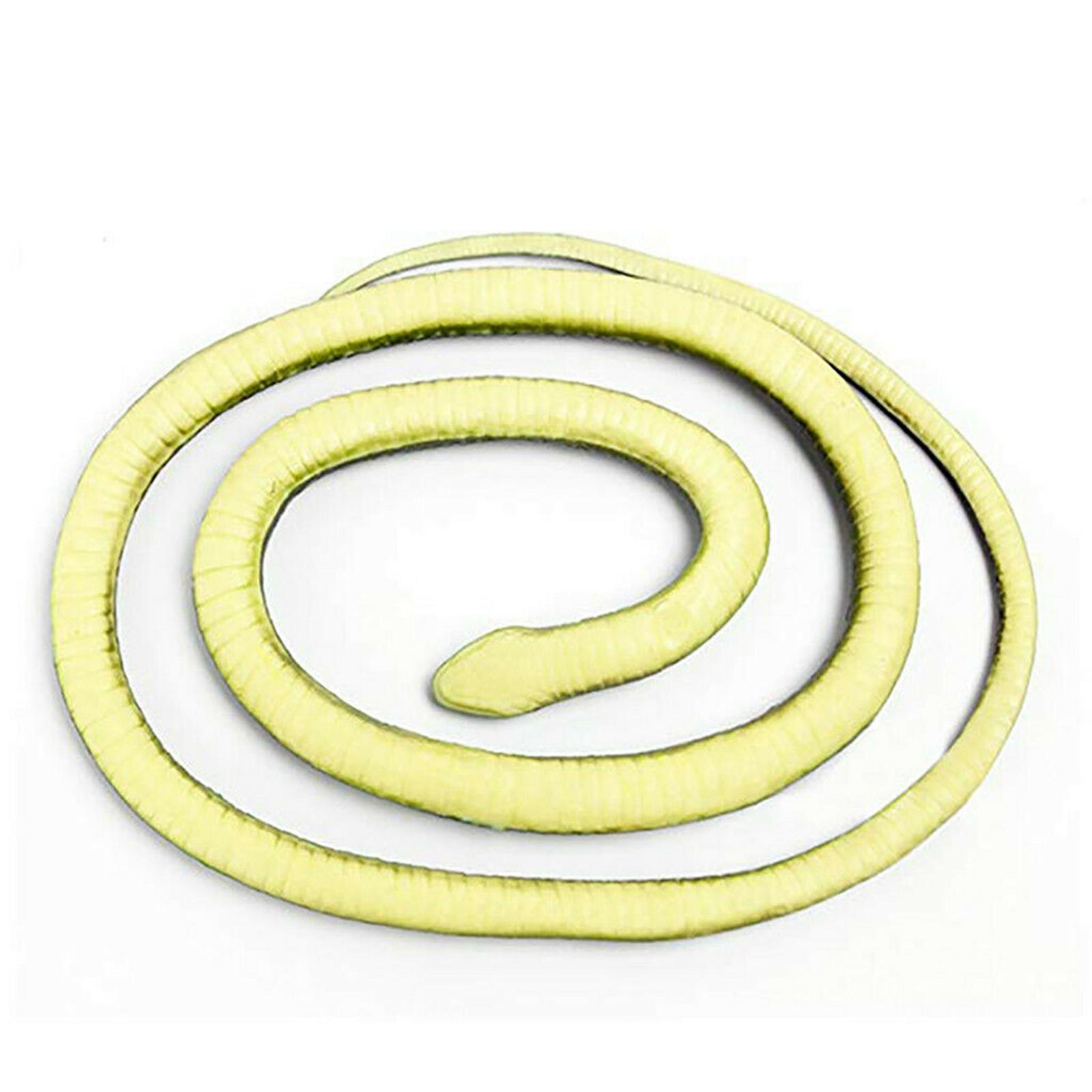 120cm Realistic Fake Simulation Rubber Snake Toys Garden Props 2Pcs