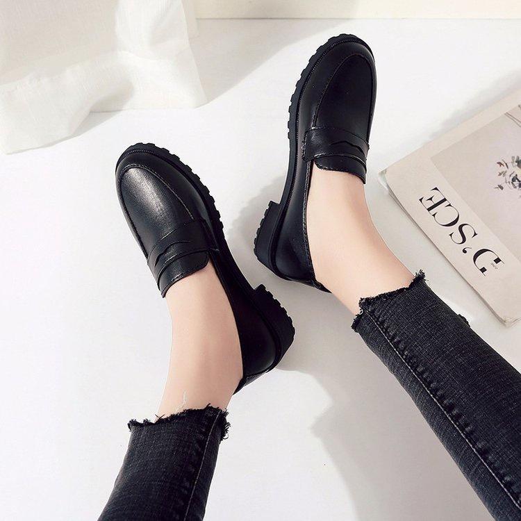 MS295 Giày lười bánh mỳ nữ, giày oxford nữ