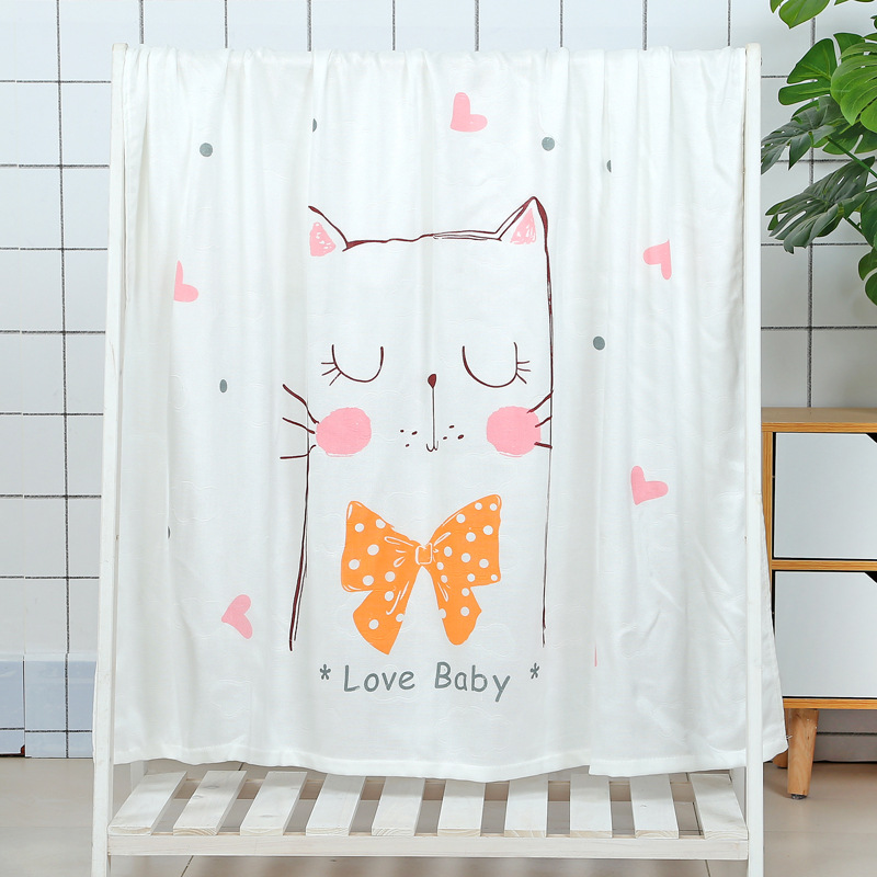 Chăn Lụa 4 Lớp Thấm Nước Siêu Mềm Hàng Cao Cấp Cho Bé