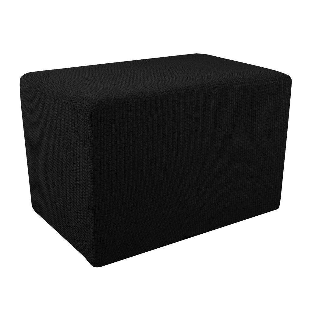 Stretch Ottoman Pouf Cover Footrest Stool Slipcover Protector