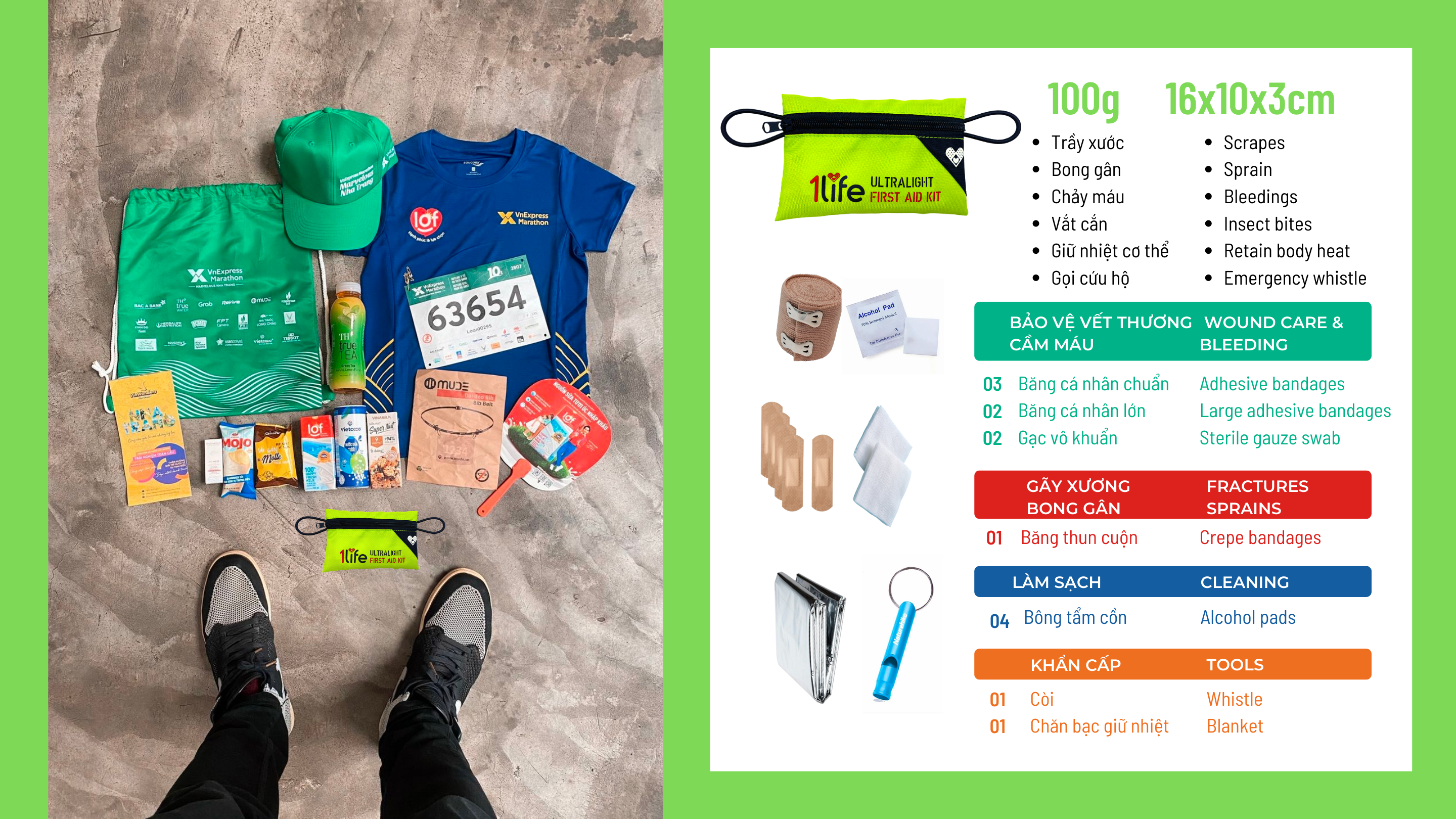 Túi Ultralight Trail Runner cho người chạy bộ