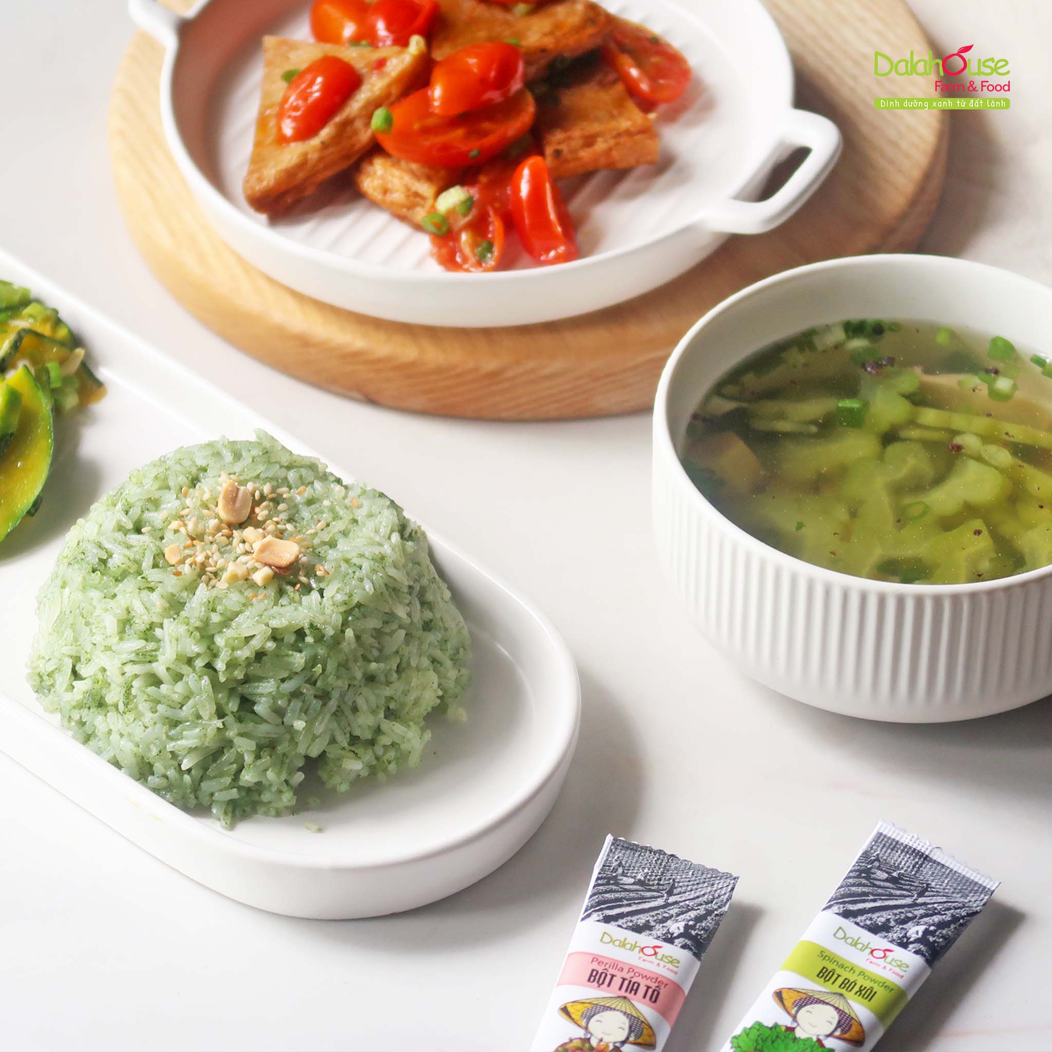 Bột Chùm Ngây hữu cơ sấy lạnh Dalahouse - 60g - Thải độc - Kiểm soát đường huyết - Chống lão hóa - Ngủ ngon