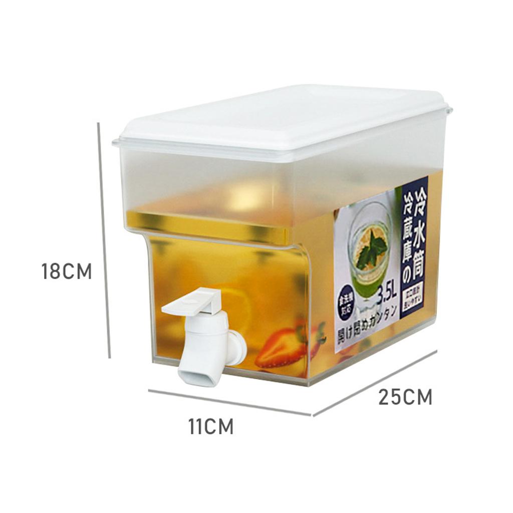 2X Refrigerator Lemonade Jug Summer Water Jug for Fruit Tea Pitcher Spill-Proof