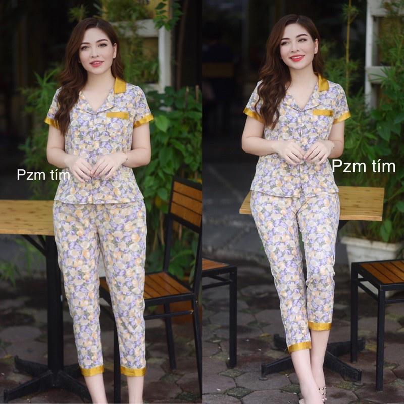 Quần áo mặc nhà, Đồ bộ mặc sau sinh đồ bộ nữ PIZAMA mềm mịn đẹp