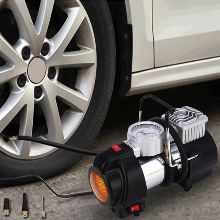 Máy bơm hơi mini đa năng AIR COMPRESSOR 12-13.5V cho xe ô tô 4-9 chỗ