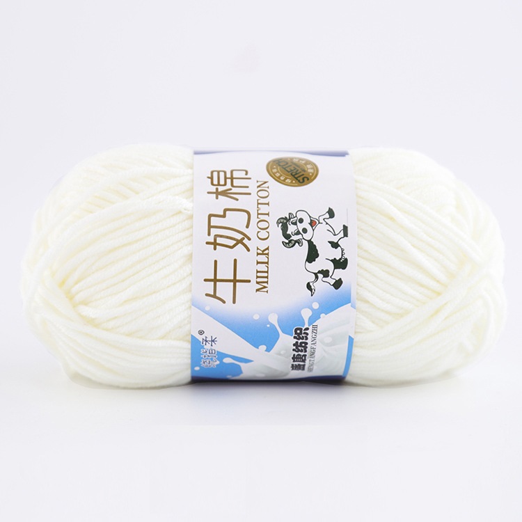 Cuộn Len Milk Cotton 50g Gồm 92 Màu - Sợi Cotton Mềm Mịn Dùng Đan Móc Thủ Công