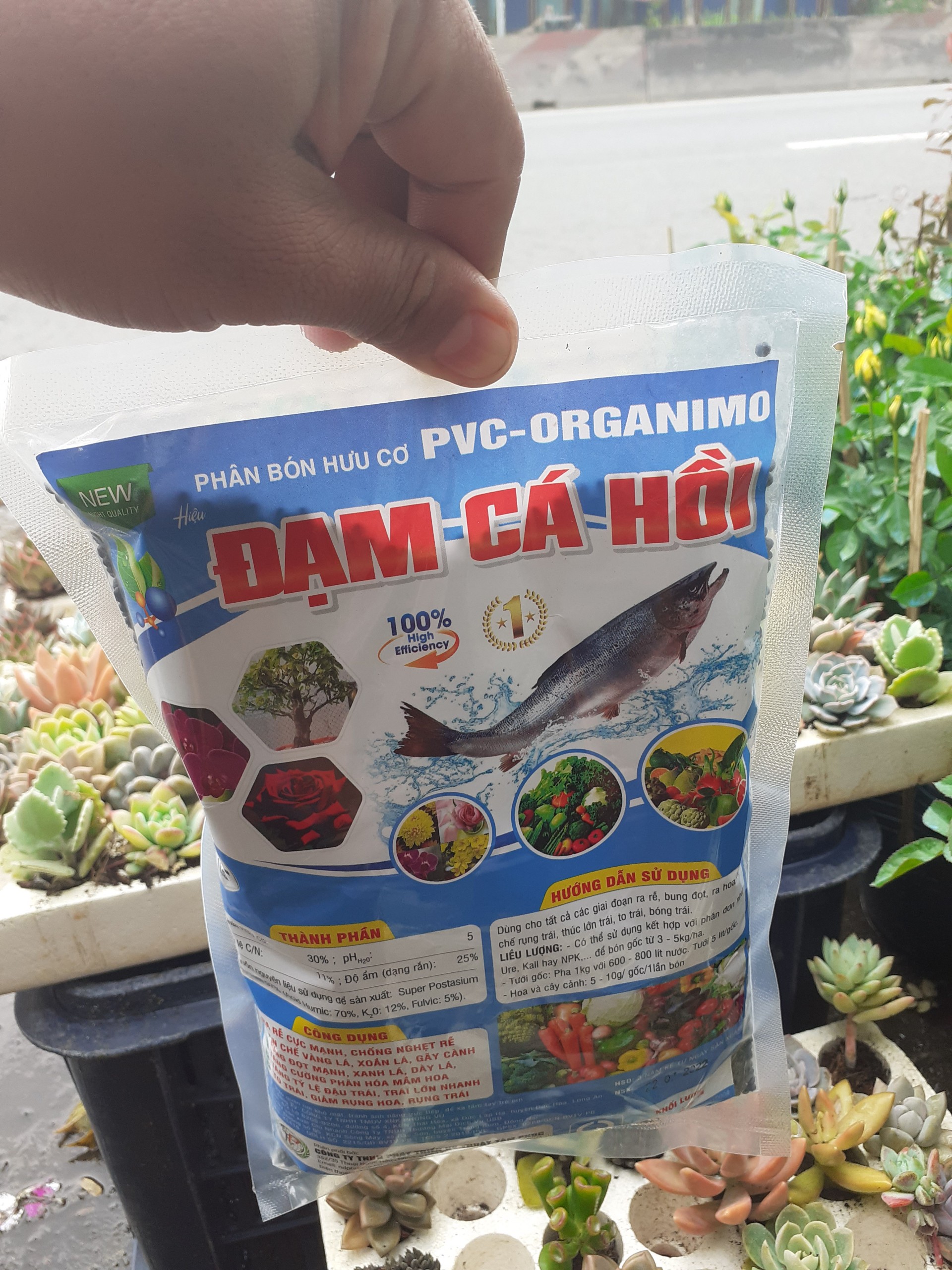 Đạm cá hồi phân bón hữu cơ