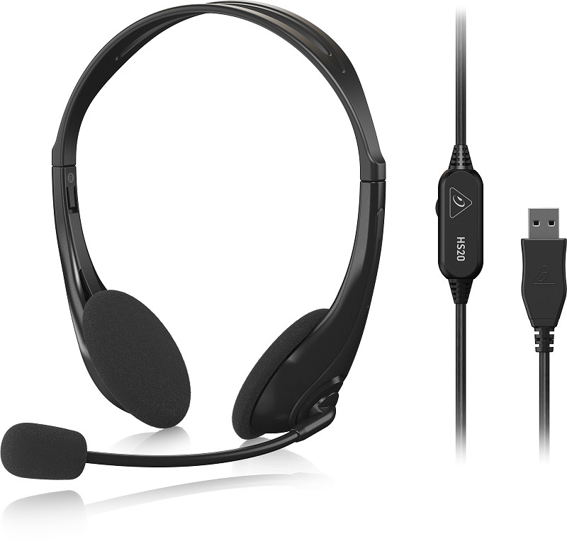 Behringer HS20 USB Stereo Headset with Swivel Microphone-Hàng Chính Hãng