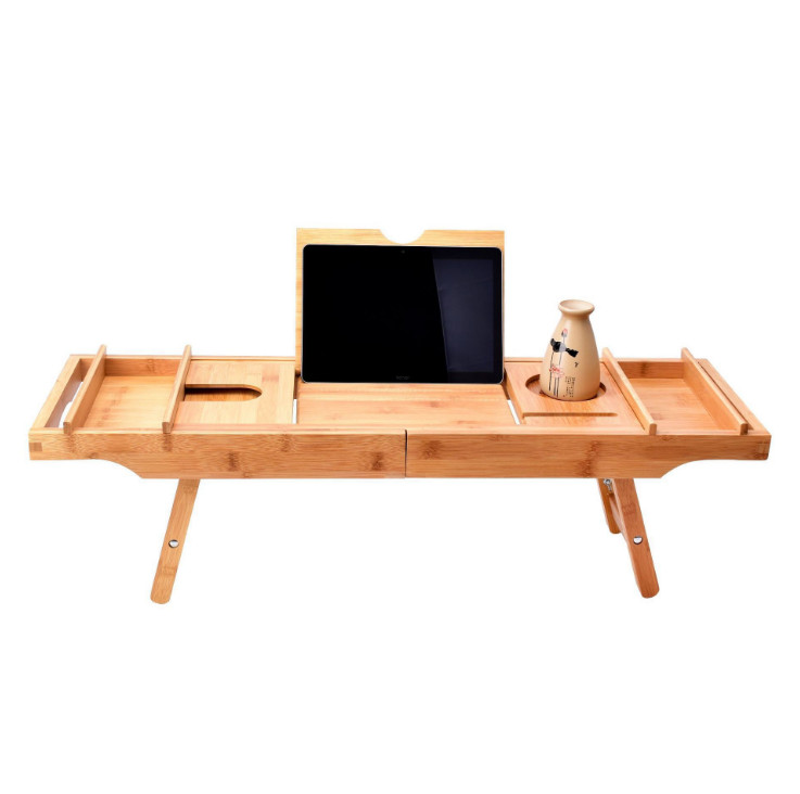 Bàn Xếp Natural Wood Vang, Home Spa, BedTime