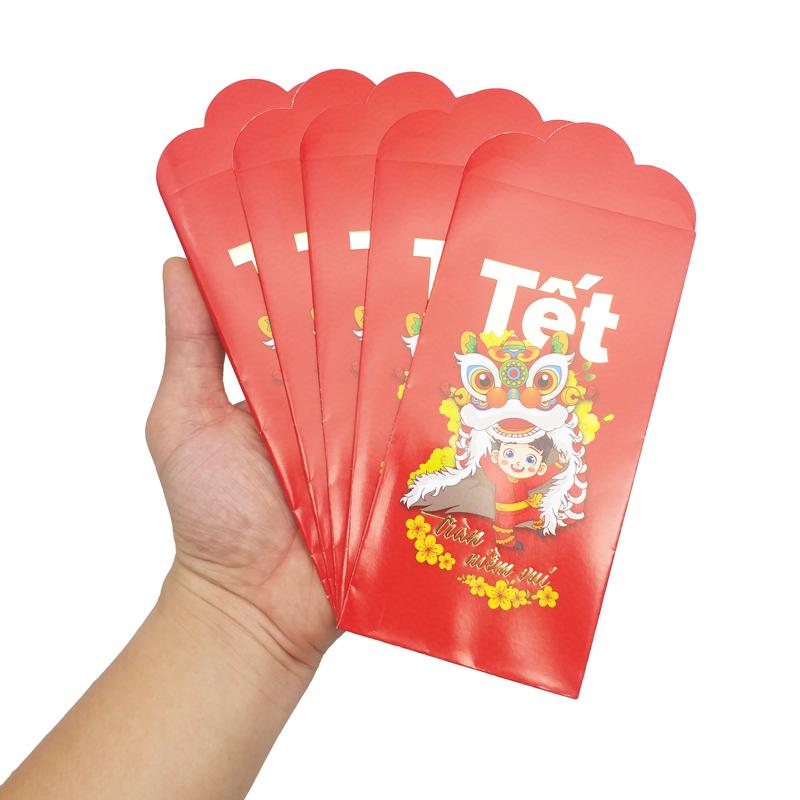 Bộ 5 Bao Lì Xì Tết - FAHASA 02 - Tràn Niềm Vui