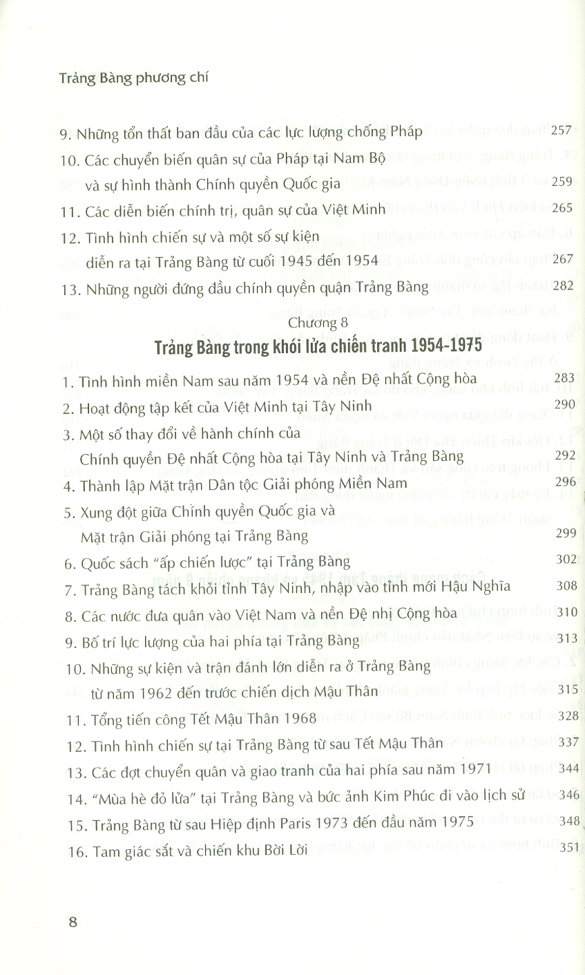 Tràng Bàng phương chí - Lịch sử, văn hóa vùng đất và con người nam Tây Ninh