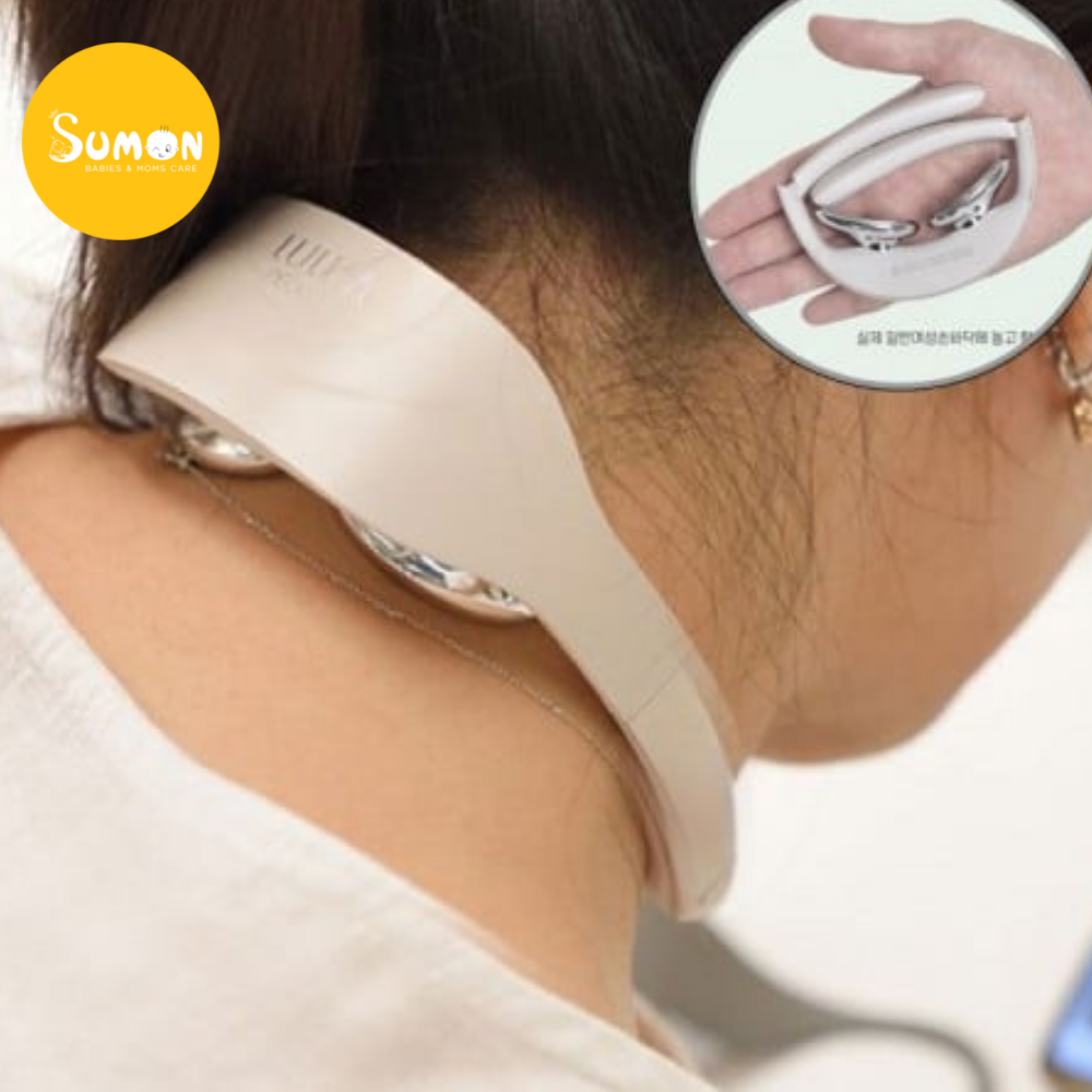 Máy Massage Cổ Lulua Necksse Hàn Quốc, Giúp Giảm Đau Cổ Vai Gáy, Giảm Stress, Căng Thẳng Mệt Mỏi, Nội Địa Hàn