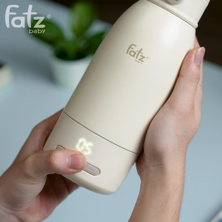 Bình hâm nước pha sữa di động Fatzbaby Mini Smart 7 - FB3813KB Hàng Chính Hãng