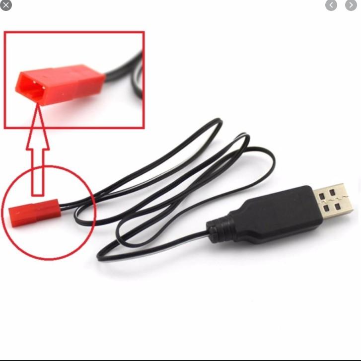 Dây sạc máy bay điều khiển từ xa 3.7v JST usb