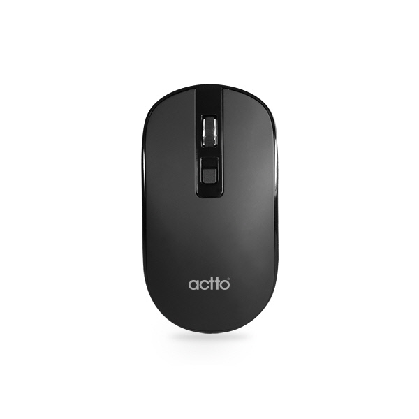 Chuột quang không dây thiết kế sang trọng, khoảng cách kết nối 10m - Classy Wireless Mouse Actto-186 - Hàng chính hãng