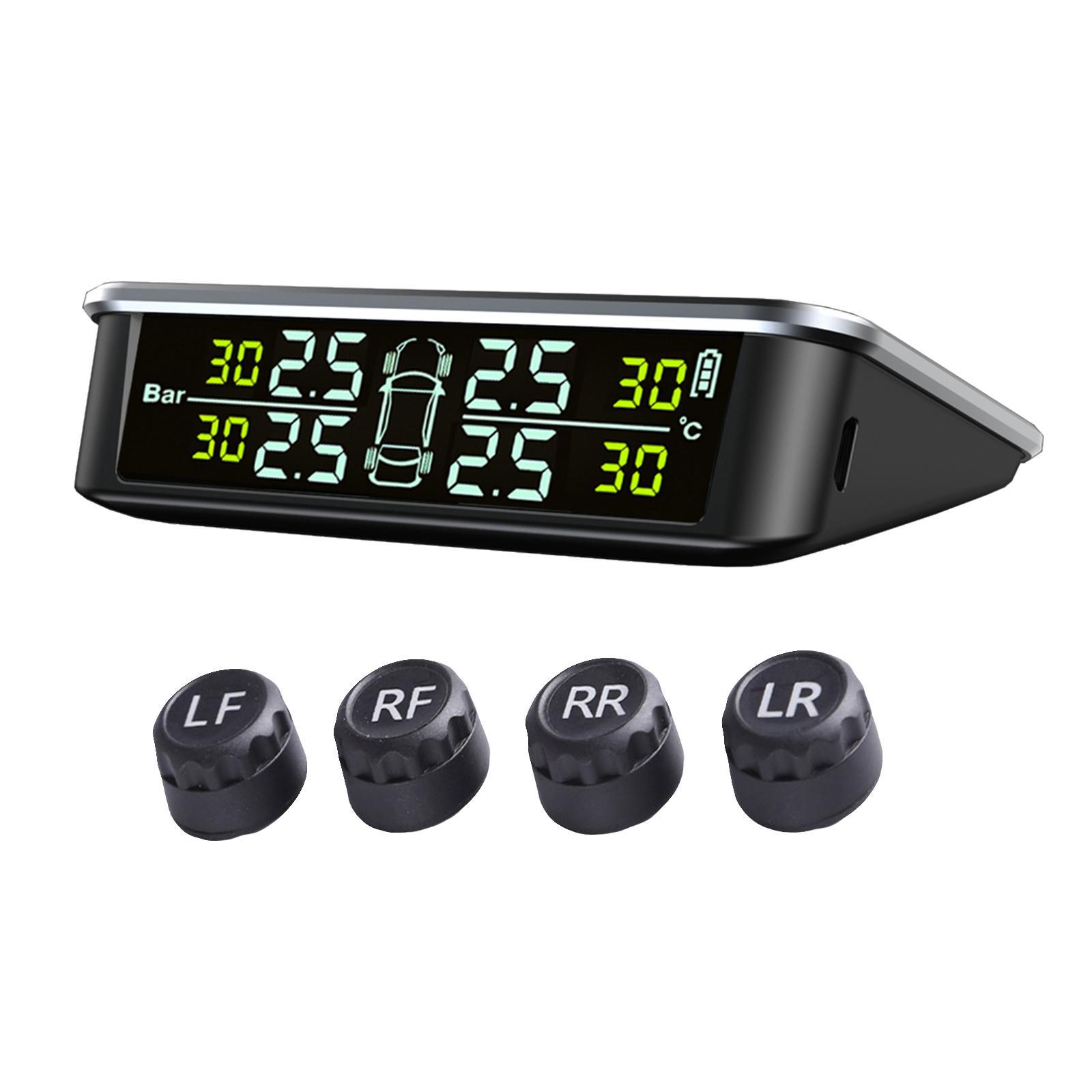 Car Tire Pressure Monitoring System Solar Power for Auto RV
