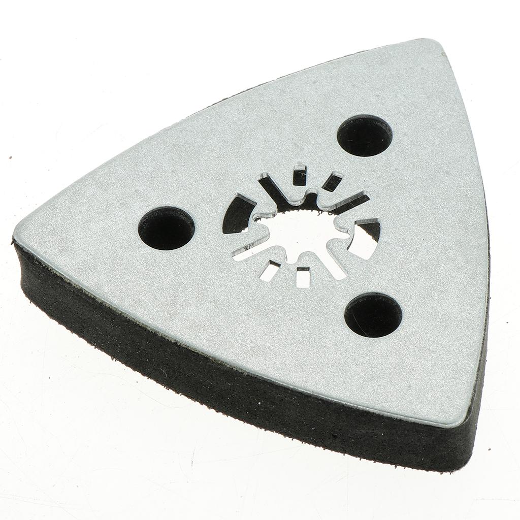 100 Cái/bộ Đa Năng Móc Và Vòng 80 Mm Tam Giác Chà Nhám Đĩa Nhám Miếng Lót