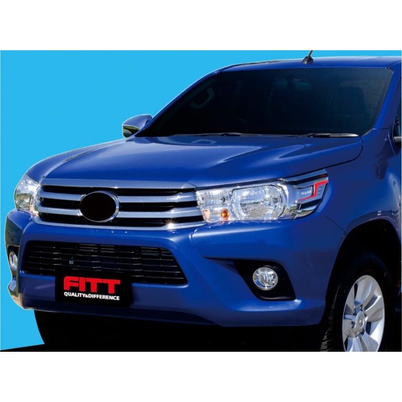 ỐP VIỀN ĐÈN TRƯỚC HILUX REVO – FITT THAILAND