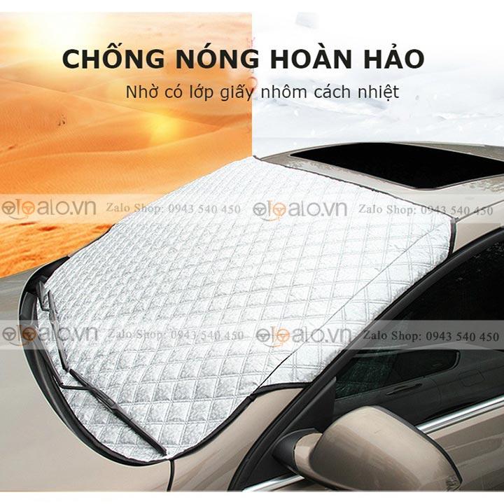 Tấm che chắn nắng nóng kính lái xe ô tô Mercedes GLS 3 Lớp Cao Cấp - OTOALO