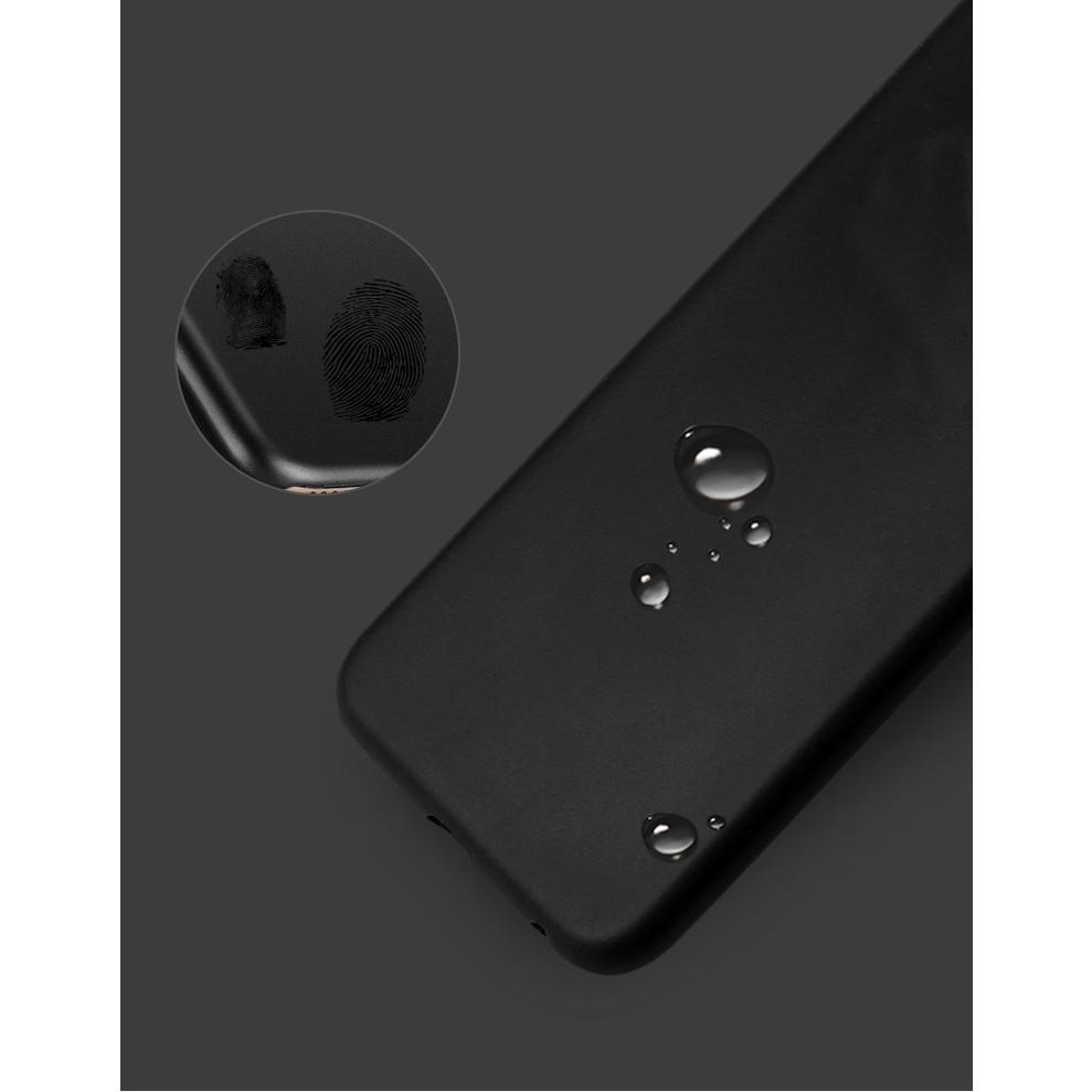 Ốp Silicon Dẻo Đen Nhám Chống Vân Tay Cho Iphone 5/6/6Plus/7/7Plus/8/8Plus/X