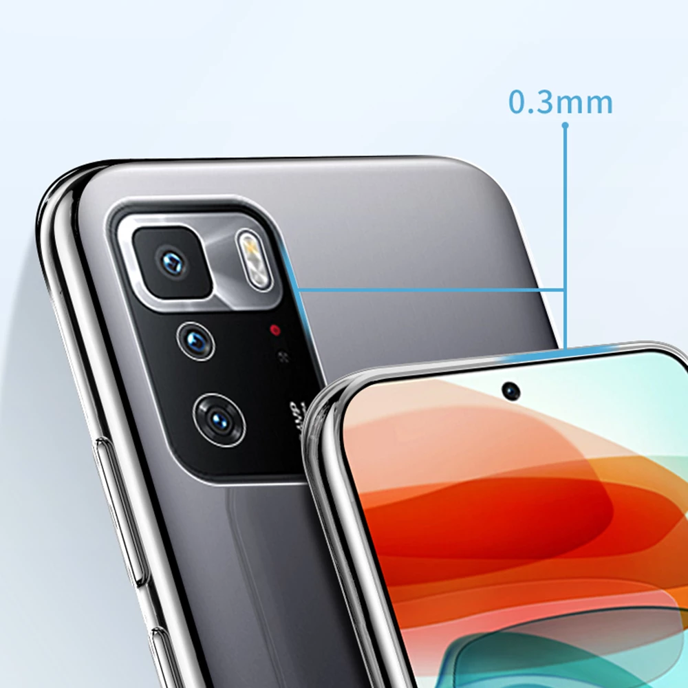 Ốp lưng silicon dẻo cho Redmi Note 10 5G / Note 10T 5G / Poco M3 Pro hiệu Ultra Thin mỏng 0.6mm độ trong tuyệt đối chống trầy xước - Hàng nhập khẩu