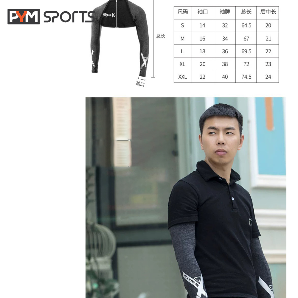Găng đeo cánh tay chống nắng phong cách thể thao PYMSPORT - PYMPK013 thông thoáng thoải mái