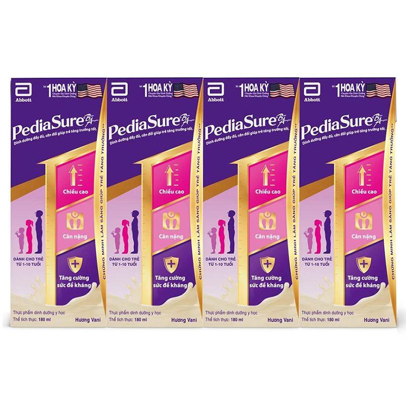 Lốc 4 Hộp Sữa nước Pediasure Vị Vani 180ml hộp – 5391523059862