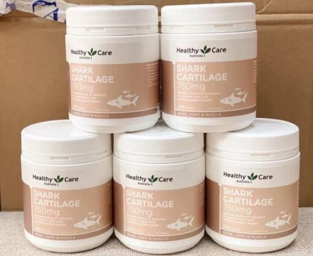Viên uống sụn vi cá mập Healthy Care Shark Cartilage 750mg - Úc