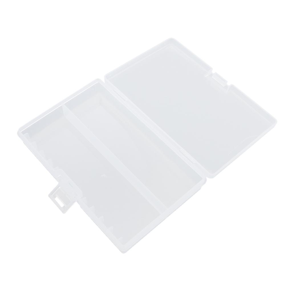 48 AA Battery Storage Box Battery Storage Case Plastic Battery Holder Clear