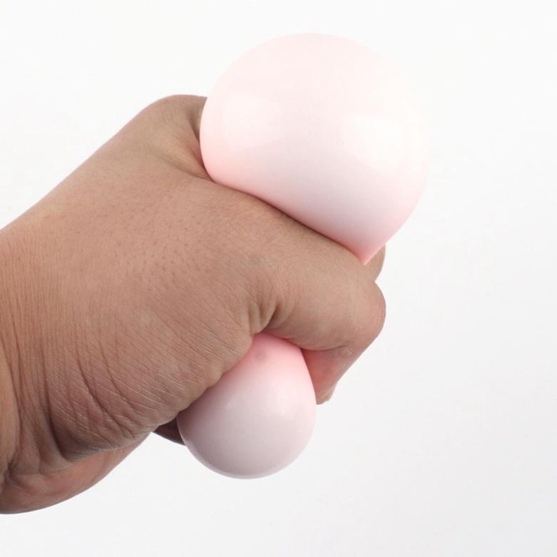 BÓNG TRÒN 1 MÀU Squishy Mochi đồ chơi bóp tay mềm mịn dễ thương chân thực giảm stress co dãn đàn hồi ngộ nghĩnh bóp giải