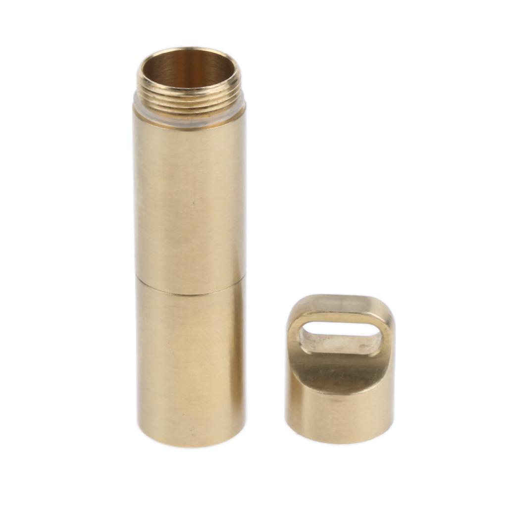 Portable Pill Case Waterproof Medicine Container Box Outdoor Emergency Tool
