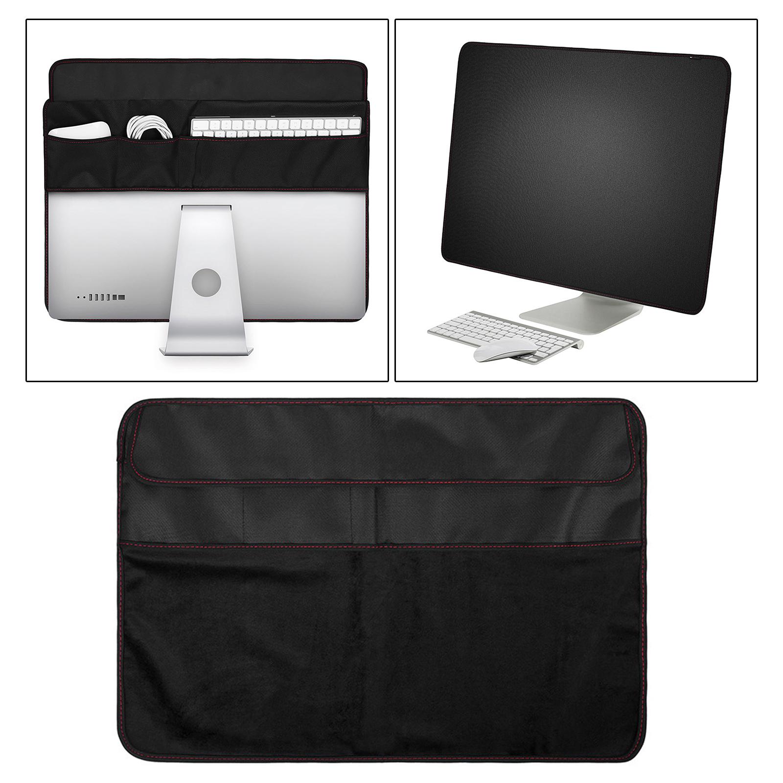 PC Monitor Screen Dustproof Cover PU Leather  for iMac, Easy to Use