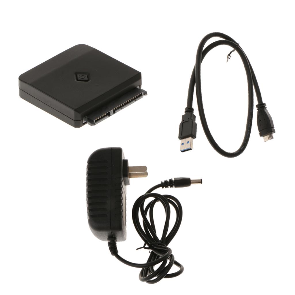 USB 3.0 SATA Hard Drive Adapter Cable for 2.5/3.5" SSD & HDD w/Power Cable
