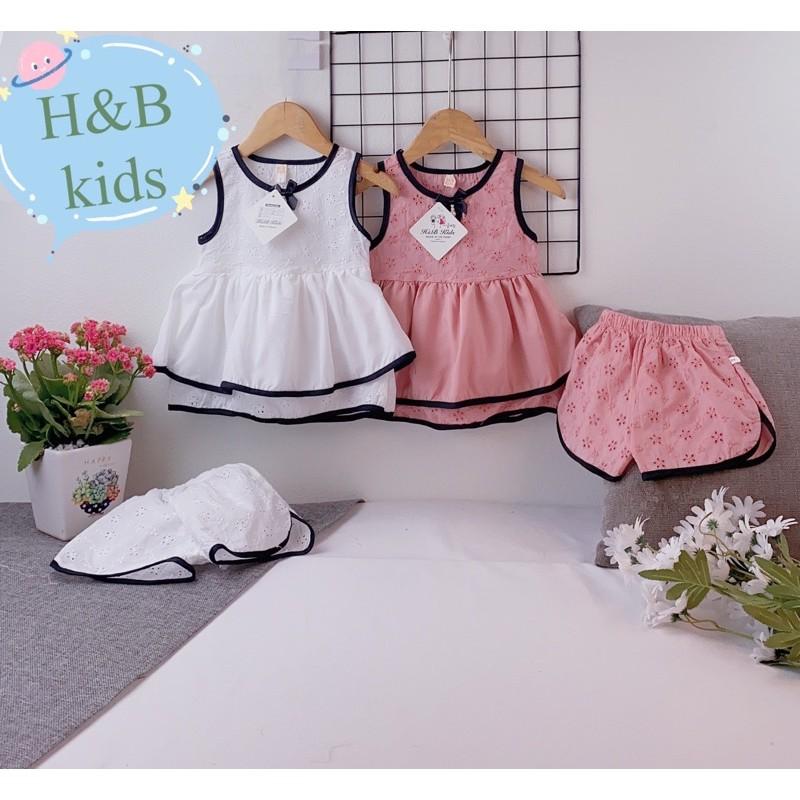Sét Bộ Ren 2 Tầng Siêu Xinh Cho Bé