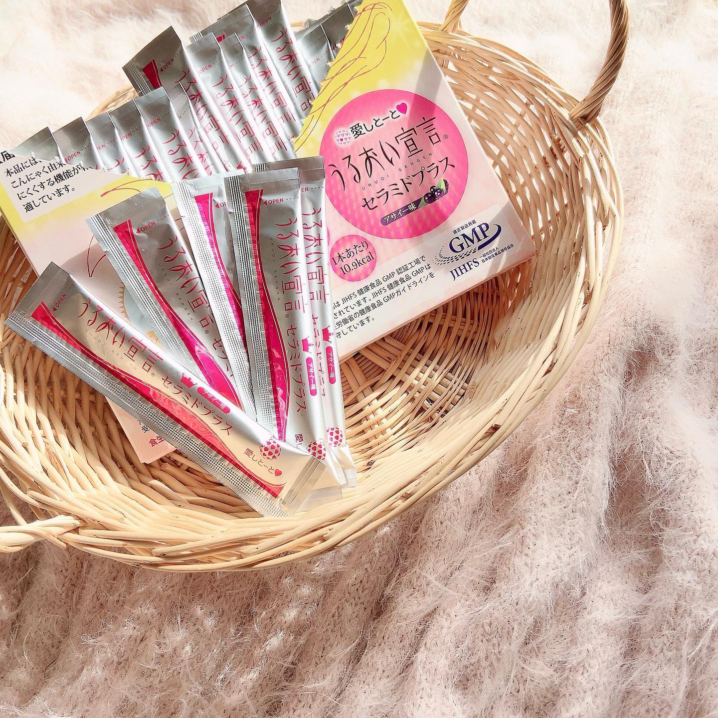 Combo 10 hộp thạch collagen jelly ceramide plus 30 thanh